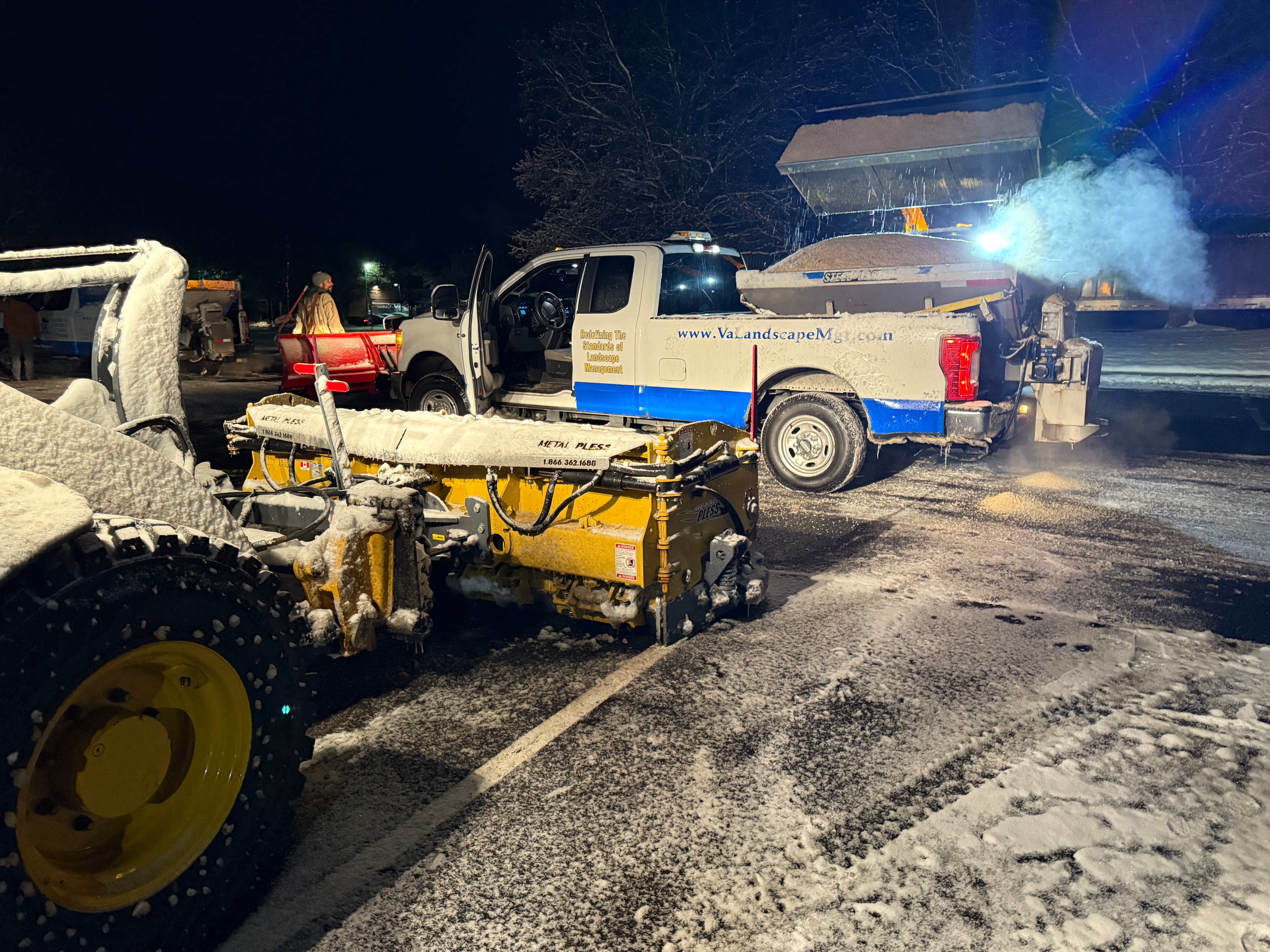 Job site operations — storm response crew